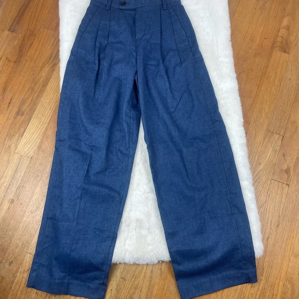 Banana Republic women’s linen blend Navy Dress Pants